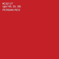 #C32127 - Persian Red Color Image